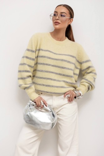 Sweterek w paski Yarn   