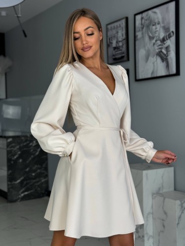 Rozkloszowana sukienka przekładana Merry Marina 