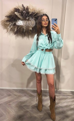 Komplet koszula i spódniczka Lumina Evema   