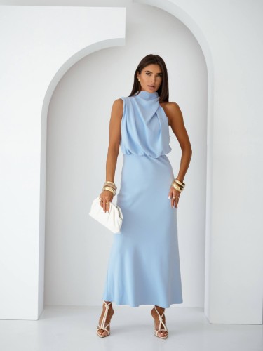Satynowa sukienka midi Moon Miluna