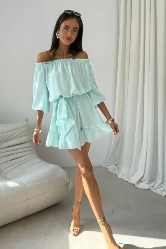 Giulia krótka sukienka hiszpanka Roco