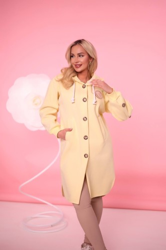 Płaszcz z kapturem Velsatino  