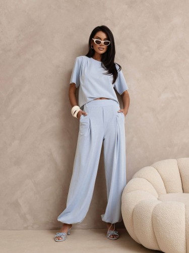 Komplet Bluzka z poduszkami i spodnie Le Pari