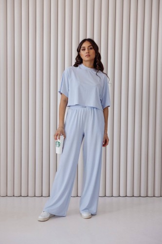 Komplet bluzka i szerokie spodnie Gossip Lila Lou