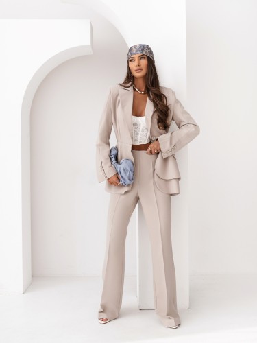 Eleganckie spodnie dzwony Le Pari     