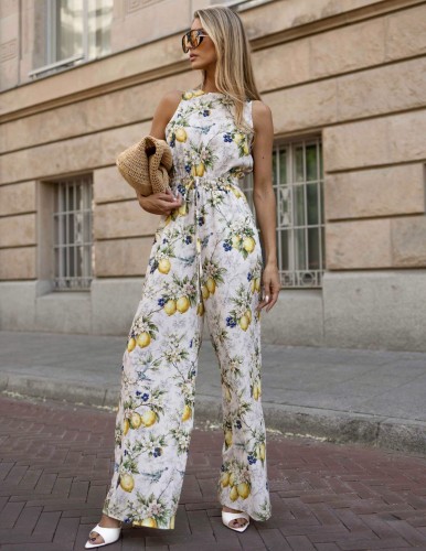 Kombinezon z szerokimi nagawkami Lola Fashion