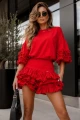 Bluzka-z-falbanka-na-rekawach-Lavestino-czerwona.webp