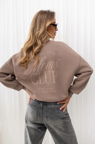 Bluza ocieplana z napisem Lara Fashion  