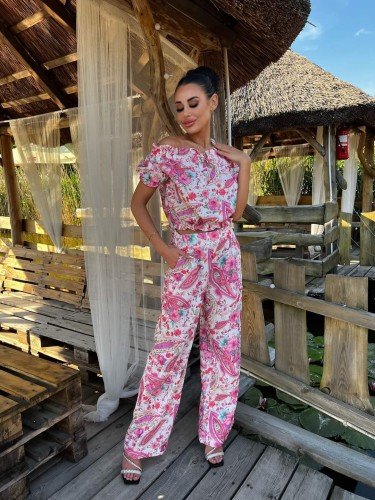 Komplet spodnie i hiszpanka  