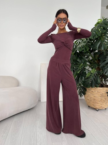 Szerokie spodnie Le Pari