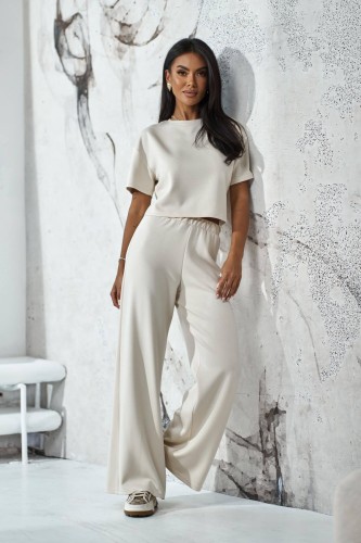 Komplet premium top i szerokie spodnie Lola Fashion    